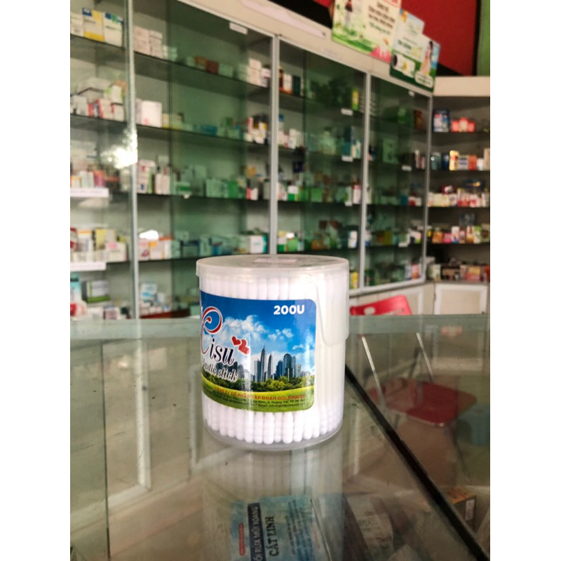 ✅Tăm bông Misu chất lượng đứng đầu -Tăm trẻ em lõi giấy 200 que