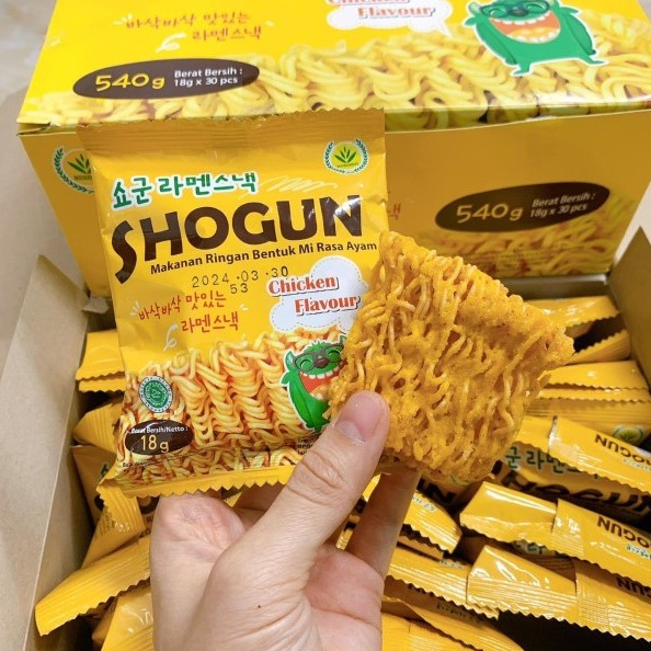 Mì Tôm Trẻ Em Ăn Liền SHOGUN- gói x18g