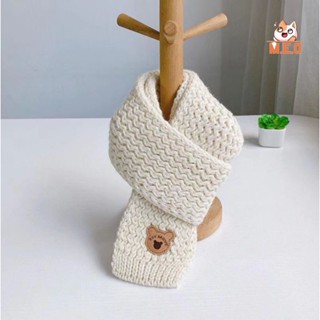 [ Freeship ] Khăn len cho bé, Khăn Quàng Cổ Mùa Đông ấm áp cho bé trai bé gái (KL01 - Khăn đính gấu)