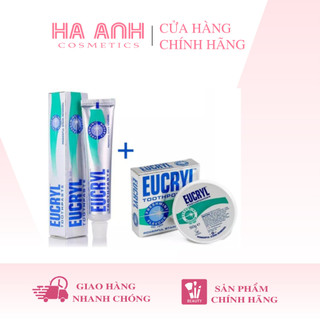 Bột Đánh Trắng Răng Eucryl Tooth Powder 50g