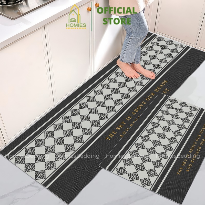 Bộ 2 Thảm Bếp HOMIES Bedding & Décor  BALI Size Lớn