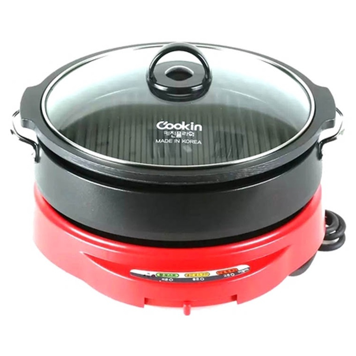 Nồi lẩu nướng điện đa năng COOKIN KEP105  - Nhập khẩu nguyên chiêc Hàn Quốc