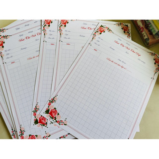 Giấy hoa luyện chữ