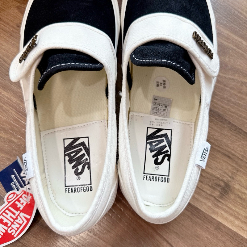 ⚡️ - Giày Vans Slip-On 47 V DX Fear of God Black White, Giày Vans FOG