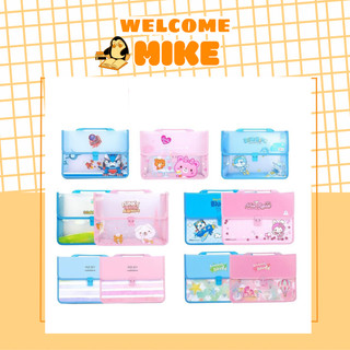 Cặp học thêm 2 ngăn wb 38134 deli xinh xắn - mike store