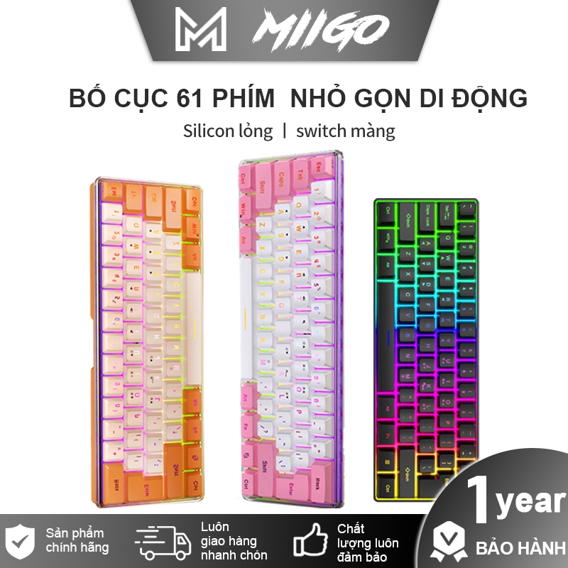 Bàn phím giả cơ Led RGB chuyên dùng cho máy tính- Bảo hành 12 tháng