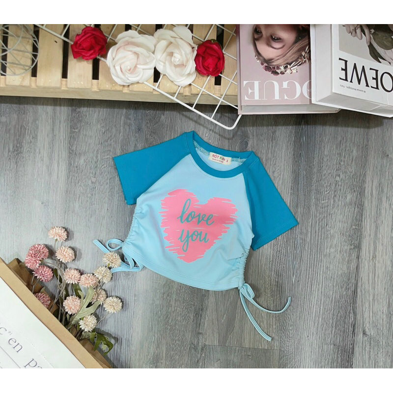 Áo thun ngắn tay bé gái 8-40kg