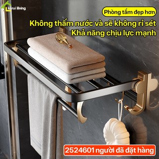 Thanh treo khăn dán tường BUNA; Giá treo tường; Thanh Móc treo đồ dán tường ;Giá Treo Khăn Mặt