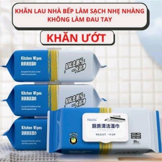 KHĂN ƯỚT LAU BẾP ĐA NĂNG SIÊU SẠCH