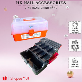 Cốp nhựa đựng đồ nail mi 3 tầng HK NAIL ACCESSORIES