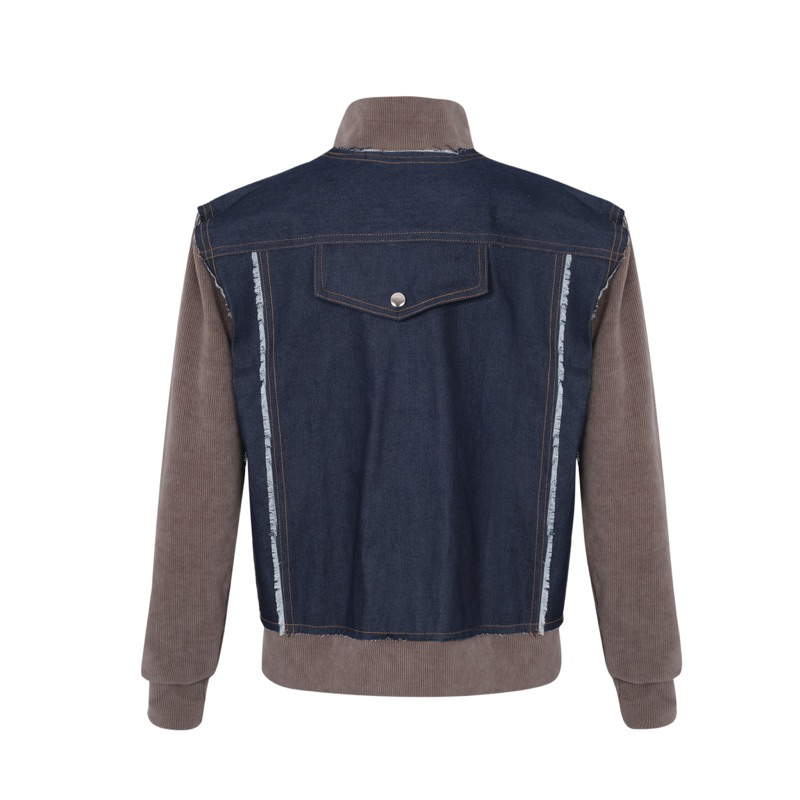 NOS Áo Khoác Denim Knit