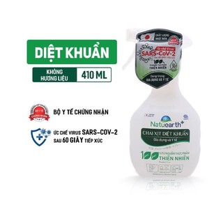 Cồn Xịt Diệt Khuẩn Natuearth Plus rửa tay khô