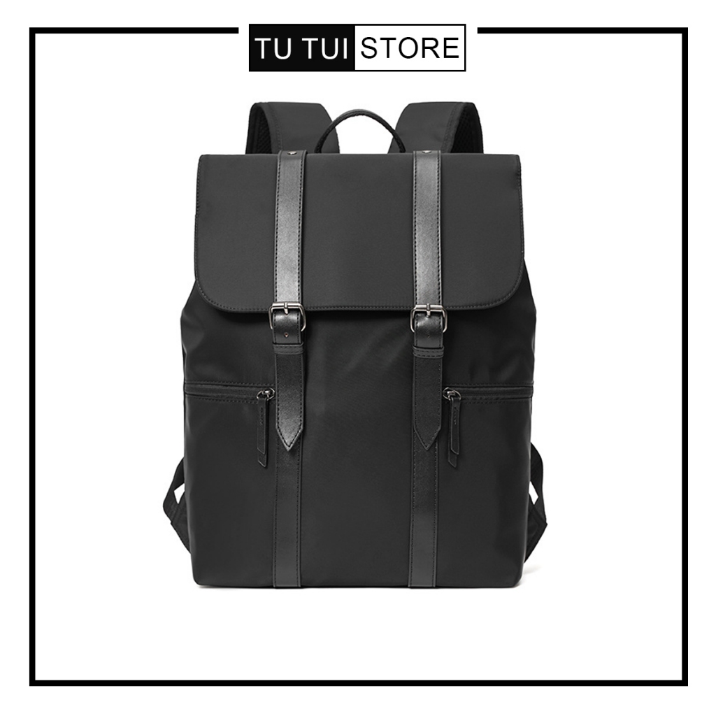 Balo laptop Nam Nữ cao cấp, Balo vải poly siêu bền, balo thời trang hàn size 35x28x7cm | code 23002