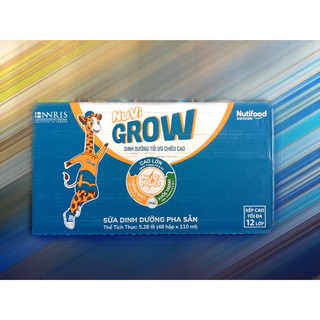 Thùng 48 hộp sữa bột pha sẵn Nuvi grow 110ml- có ship hỏa tốc HCM