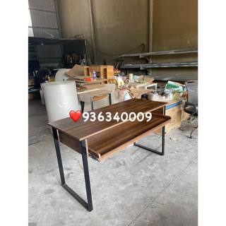 Bàn hộc đàn, bàn để đàn organ màu nâu vân gỗ dài 1m6