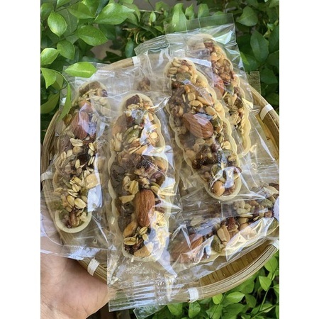 100g Bánh Thuyền mix hạt dinh dưỡng loại siêu hạt xịn