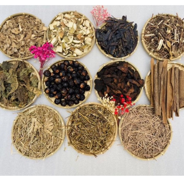 Set 25 gói DẦU GỘI THẢO DƯỢC BỒ KẾT TÚI LỌC gội đầu