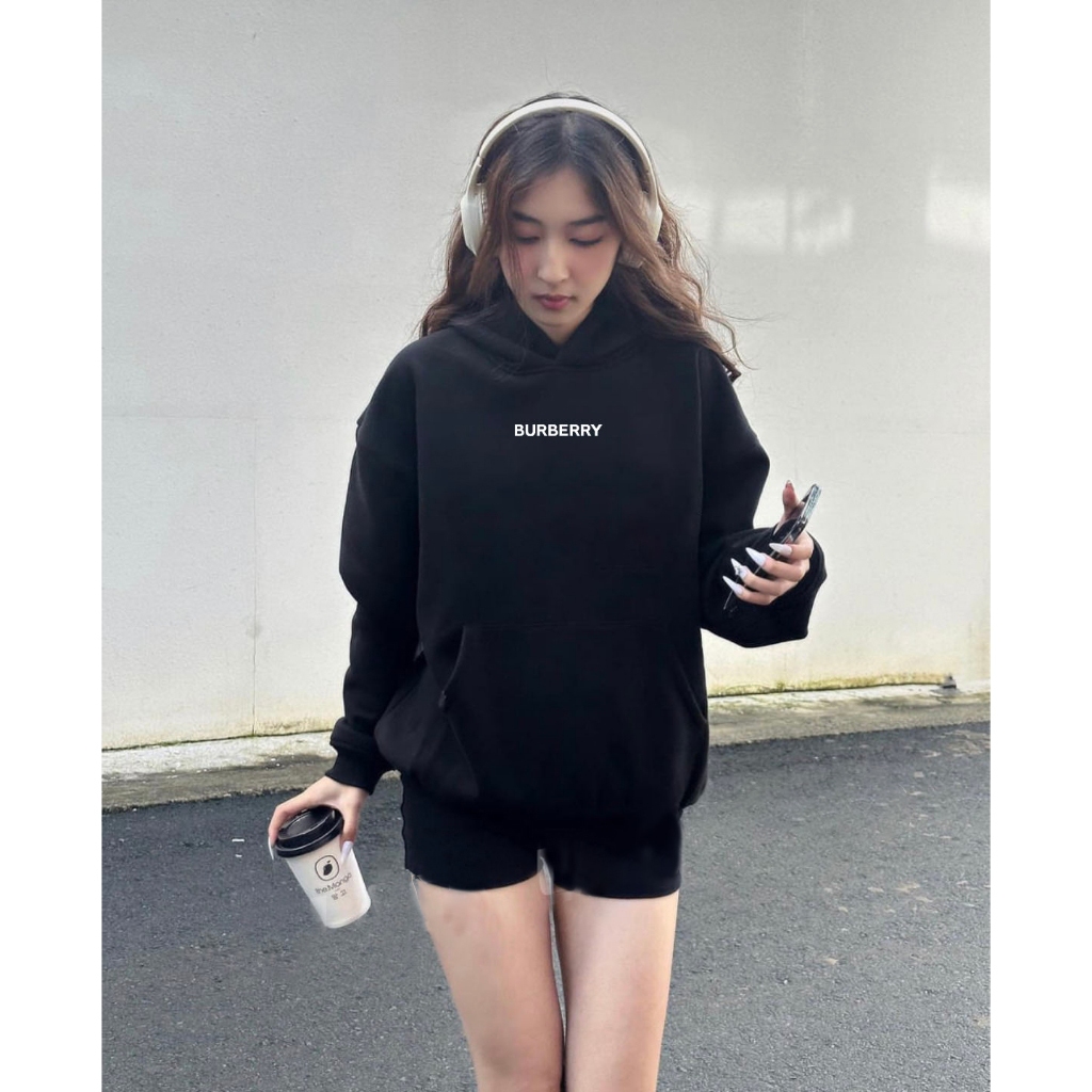 Áo Nỉ hoodie Buberry, Áo Khoác Hoodie Nam Nữ mặt nạ quỷ GHOST chất liệu nỉ bông cao cấp
