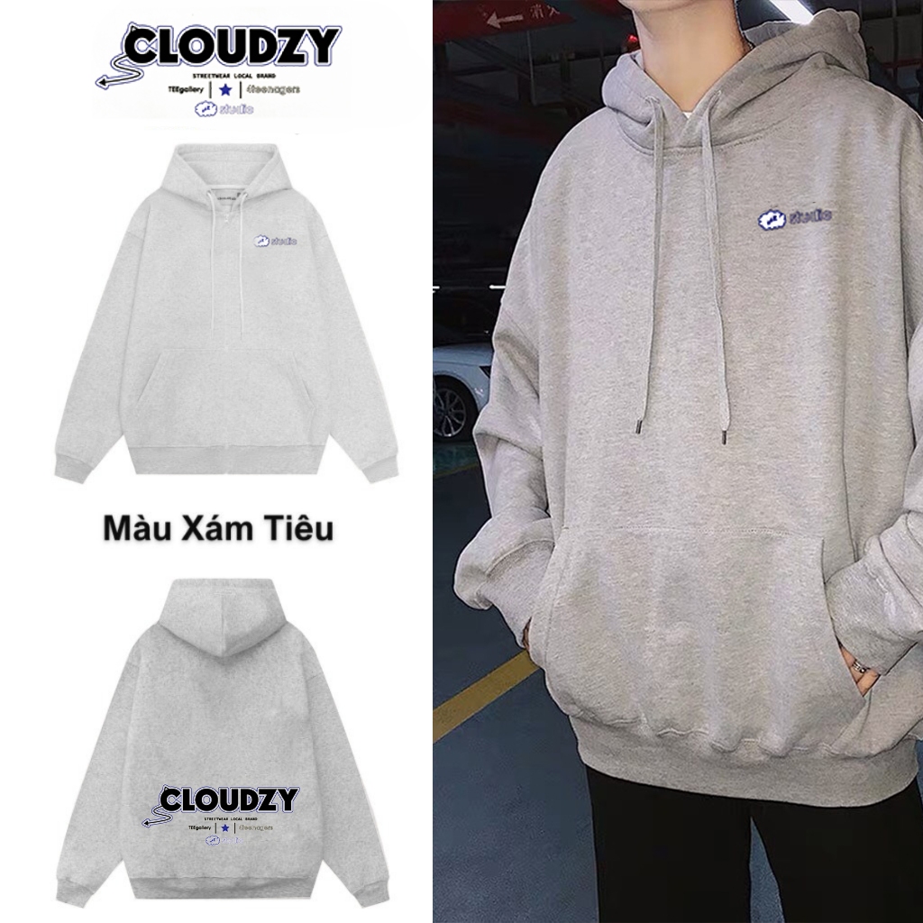 Áo Hoodie Unisex Nam Nữ CLOUDZYYY Form Rộng Chất Nỉ Bông