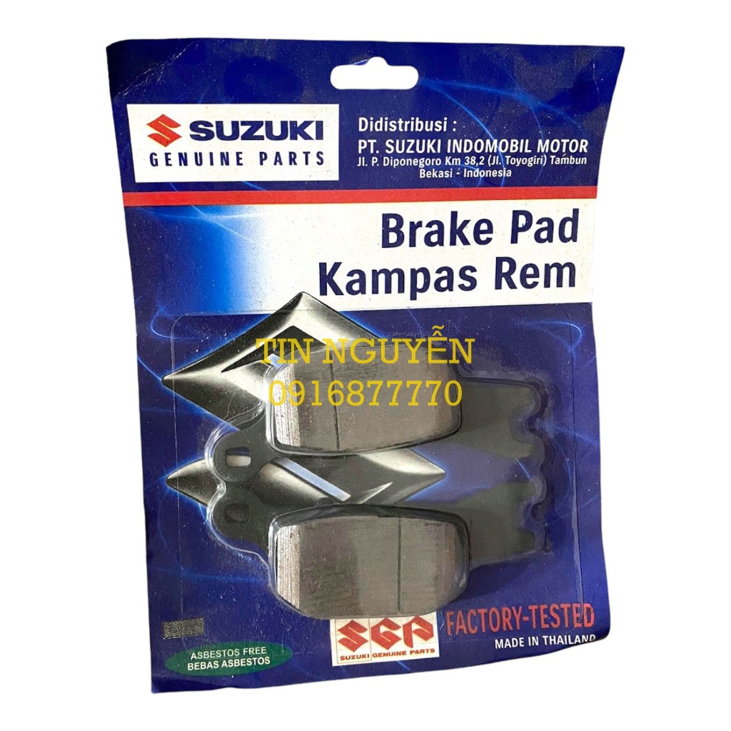 Bố thắng trước sau xe Satria - Raider fi chính hãng