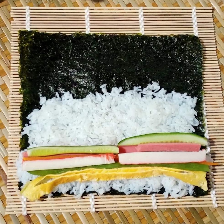 Rong biển cuộn cơm,cuộn sushi,cuộn kimbap hàn quốc gói 50 lá