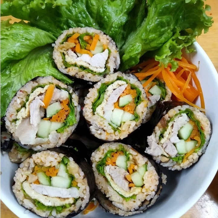 Rong biển cuộn cơm,cuộn sushi,cuộn kimbap hàn quốc gói 50 lá