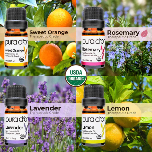 Tinh dầu PURA DOR 16 lọ Sweet Essential Oil Organic Thư Giãn, Giải Tỏa Căng Thẳng Hữu Cơ Thuần Chay Tự Nhiên