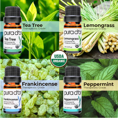 Tinh dầu PURA DOR 16 lọ Sweet Essential Oil Organic Thư Giãn, Giải Tỏa Căng Thẳng Hữu Cơ Thuần Chay Tự Nhiên