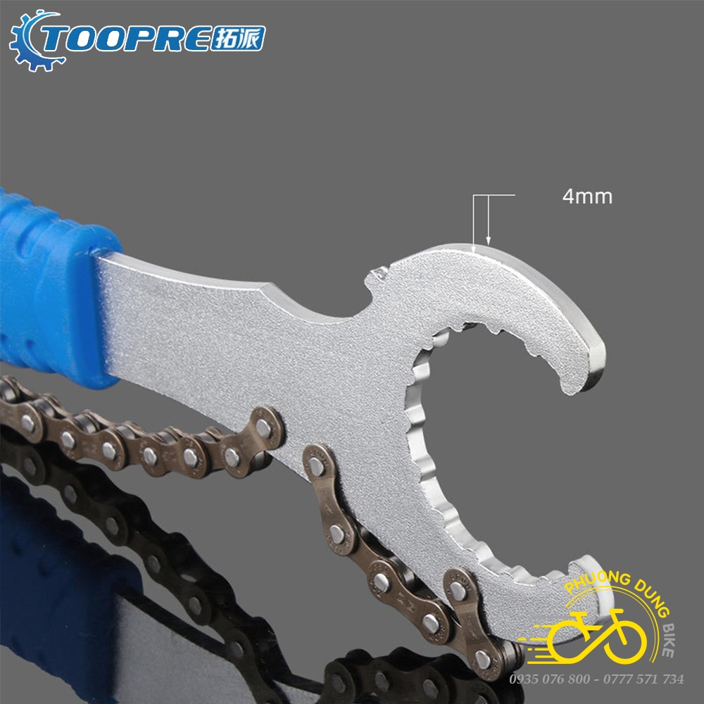 Dụng cụ giữ líp và tháo trục cốt rỗng xe đạp 3in1 TOOPRE TL-310