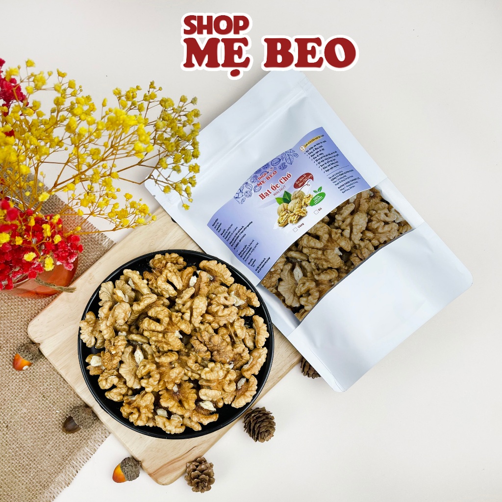 Nhân Hạt Óc Chó Vàng Mỹ Làm Sữa ,Trộn Granola Shop Mẹ Beo