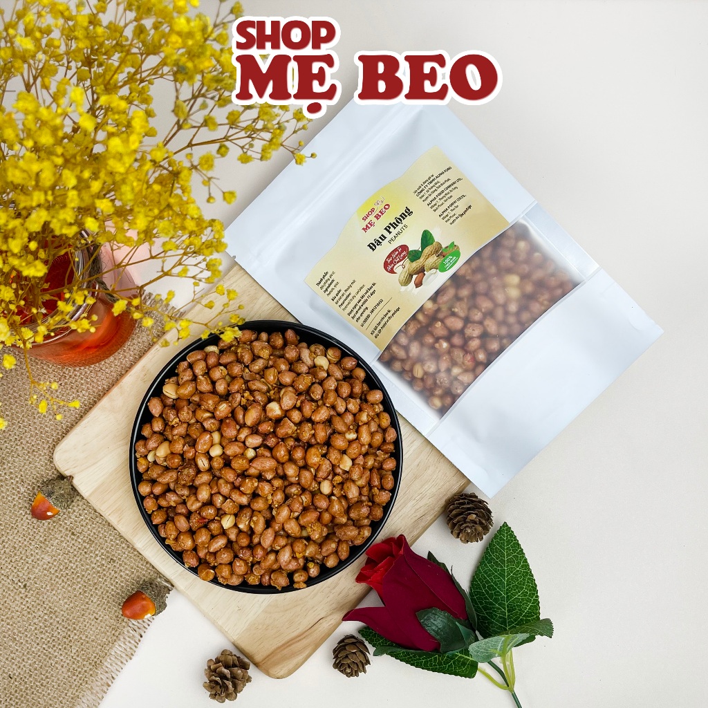 Đậu Phộng Tỏi Ớt Ăn Vặt Shop Mẹ Beo
