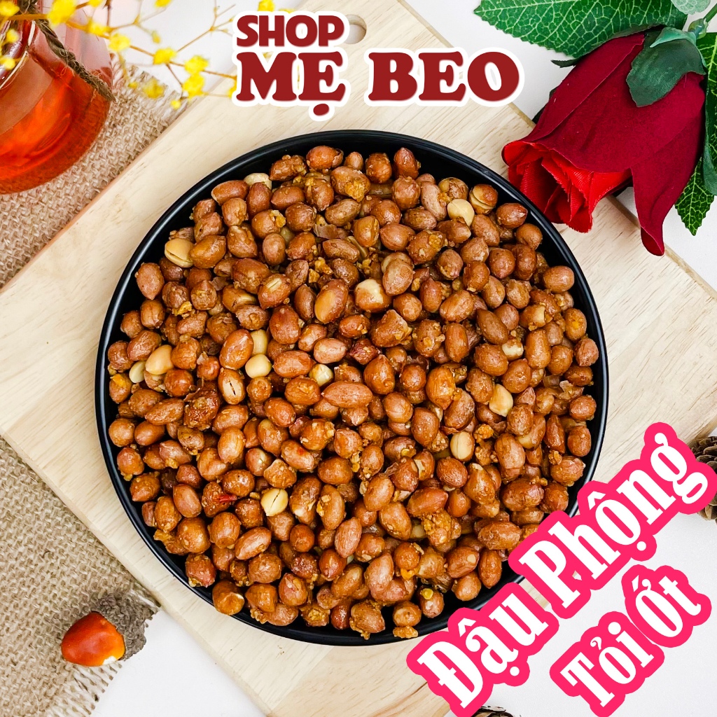 Đậu Phộng Tỏi Ớt Ăn Vặt Shop Mẹ Beo