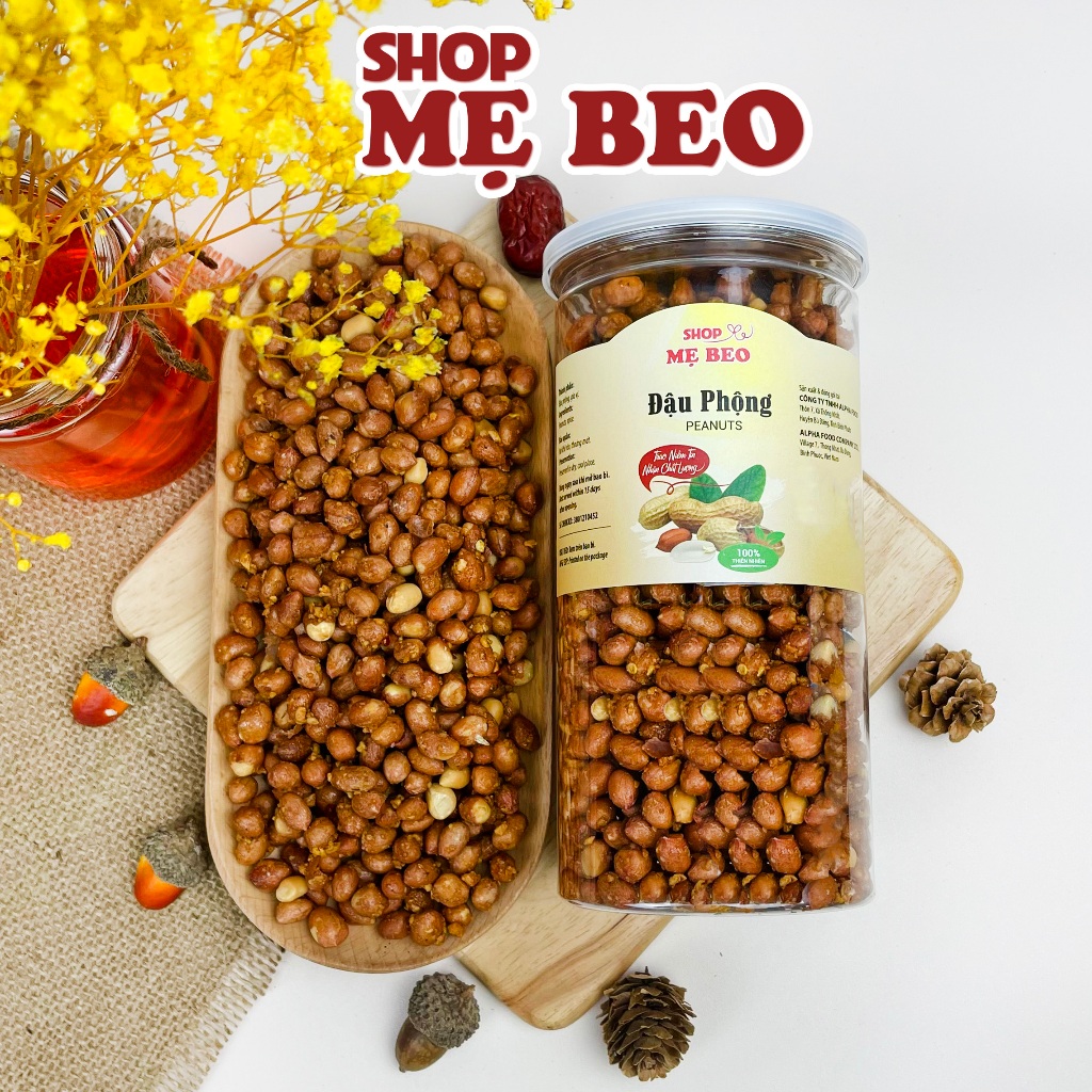 Đậu Phộng Tỏi Ớt Ăn Vặt Shop Mẹ Beo