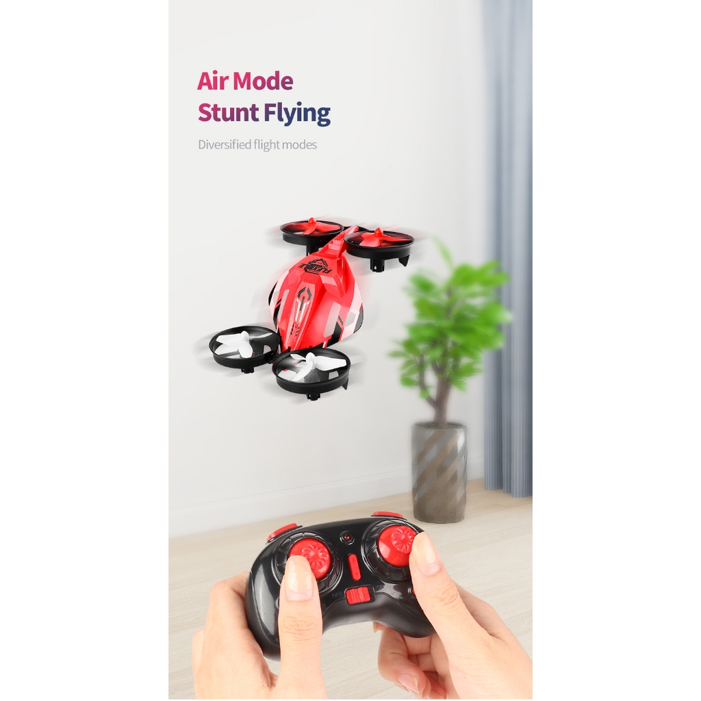 Máy bay không người lái ba trong một JJRC H113 dưới nước, trên bộ và trên không, không thấm nước, lật 360 độ