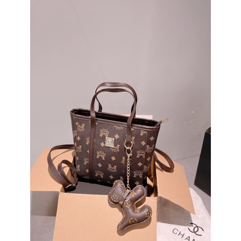 Set Túi Tote kèm móc cún