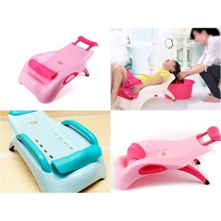 Ghế gội đầu cho bé cỡ đại việt nhật, có tấm lót đỡ gáy bé không bị mỏi cổ
