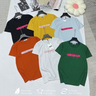 Áo Cotton Thái Form Vừa Chữ Keep Going Cao Cấp Shop YUNA Vải Thái Mịn Mát Xịn Đẹp
