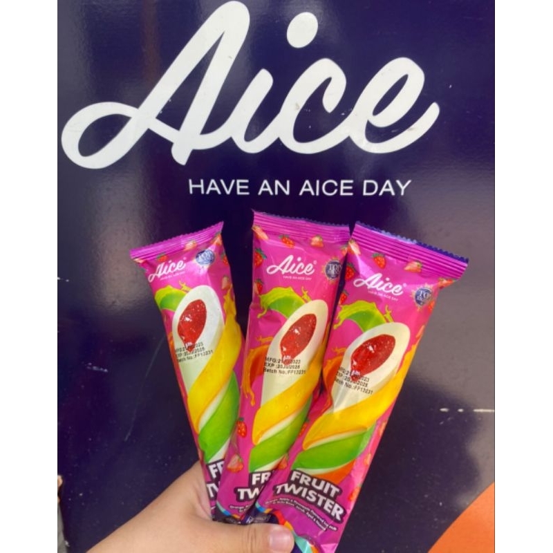 [HỎA TỐC HCM] - KEM AICE HADILAO - FRUIT TWISTER (VỊ TRÁI CÂY LỐC XOÁY)
