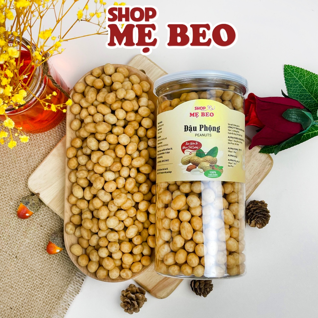 1KG Đậu Phộng Da Cá Nước Cốt Dừa Shop Mẹ Beo