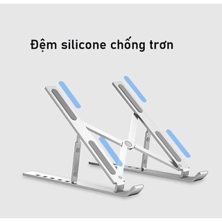 Giá đỡ LAPTOP, MACBOOK, IPAD bằng nhôm có thể điều chỉnh được độ cao, đế tản nhiệt kê laptop - linhchi13store