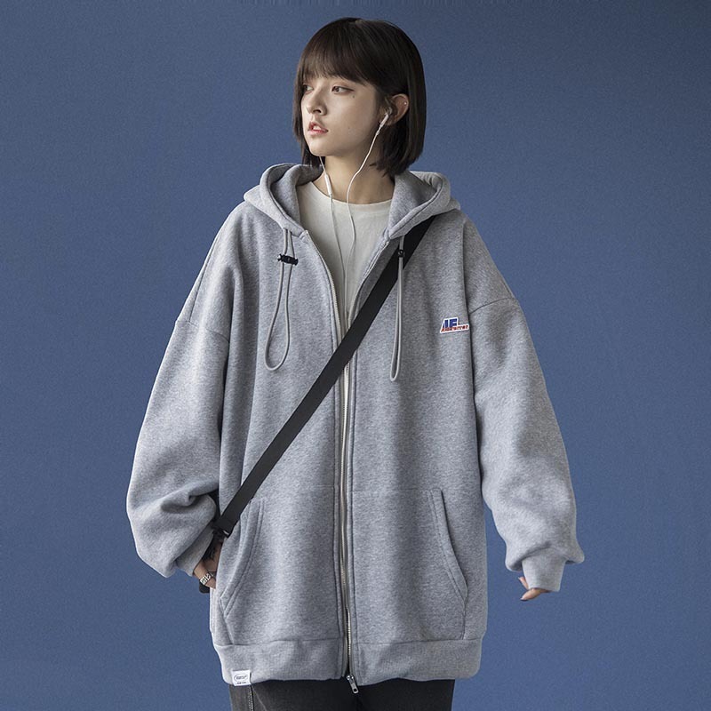 Áo Hoodie Zip 1990live, Áo Khoác Hoodie Form Rộng Có Mũ 2 lớp Chất Nỉ Bông dày dặn