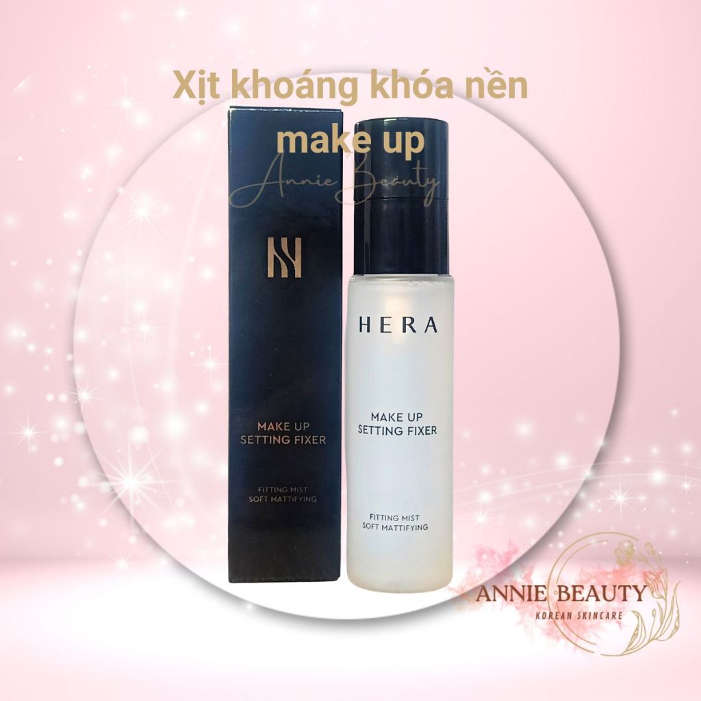 Xịt khoá nền makeup Hera cố định lớp trang điểm một cách chắc chắn và mang lại làn da sáng khỏe cùng dưỡng chất