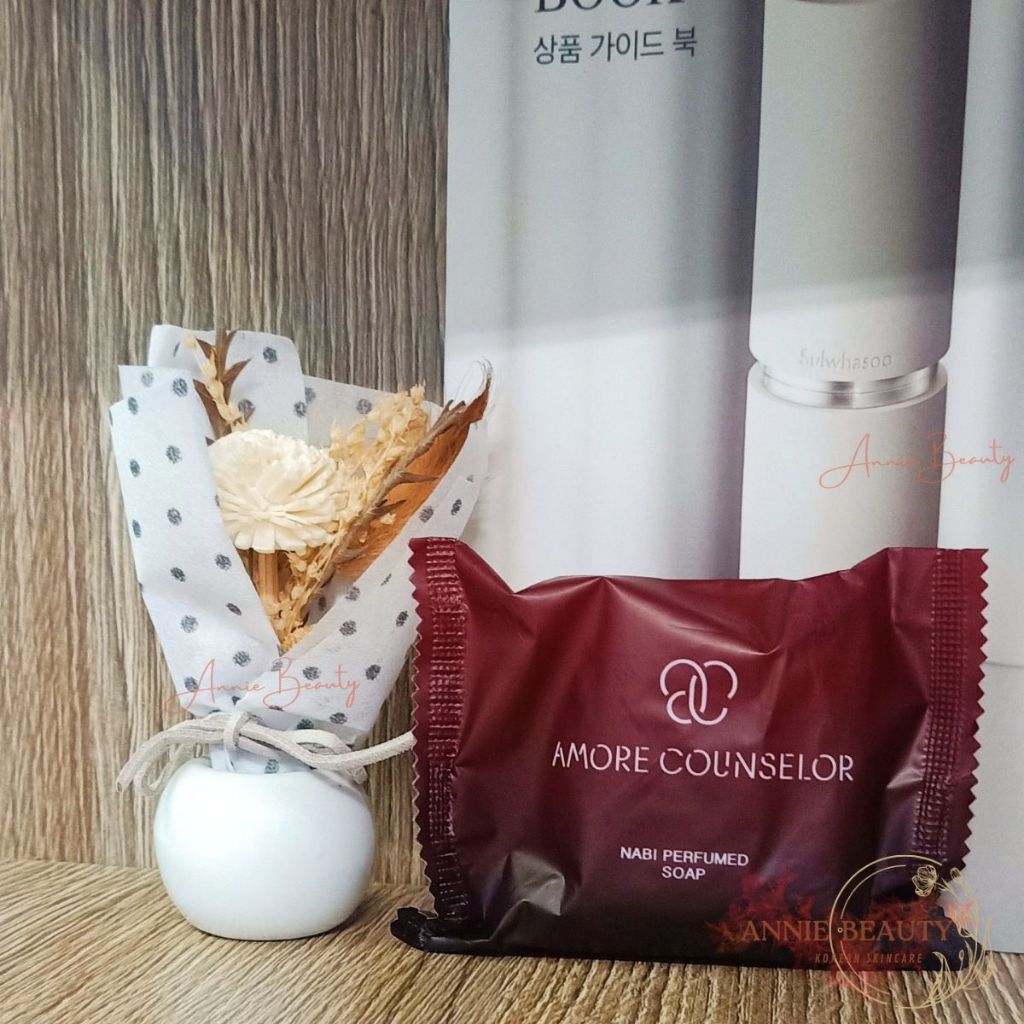 Xà phòng Amore hương nước hoa thơm ngát, làm sạch sâu, loại bỏ bụi bẩn, bã nhờn trên da, cải thiện mụn lưng