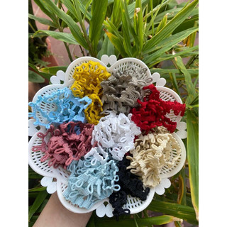 Dây chun cài khuy áo,Dây Khuy Cài Áo handmade Dây làm khuy áo dây khuy nút trang trí -dùng đan áo cưới, đầm váy áo quần
