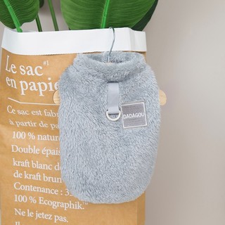 Áo Khoác Vải Lông Cừu Có Dây Kéo Thu Đông Dành Cho Cún Cưng Chó Poodle Nhỏ