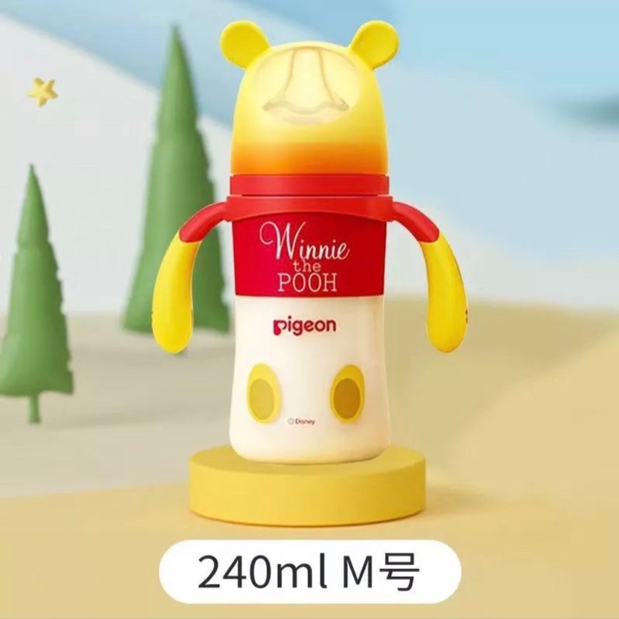 BÌNH PIGEON MICKY VÀNG TAY CẦM MẪU MỚI 2023 NÚM SIÊU MỀM THẾ HỆ III