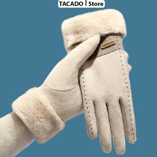 Găng Tay Lông Cừu GOLOVEJOY Mềm Mại Dày Dặn Giữ Ấm Chống Đóng Băng Thời Tiết Mùa Đông Cho Nữ
