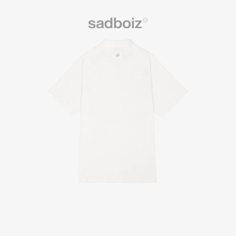 ÁO POLO SADBOIZ LOWKEY TRẮNG