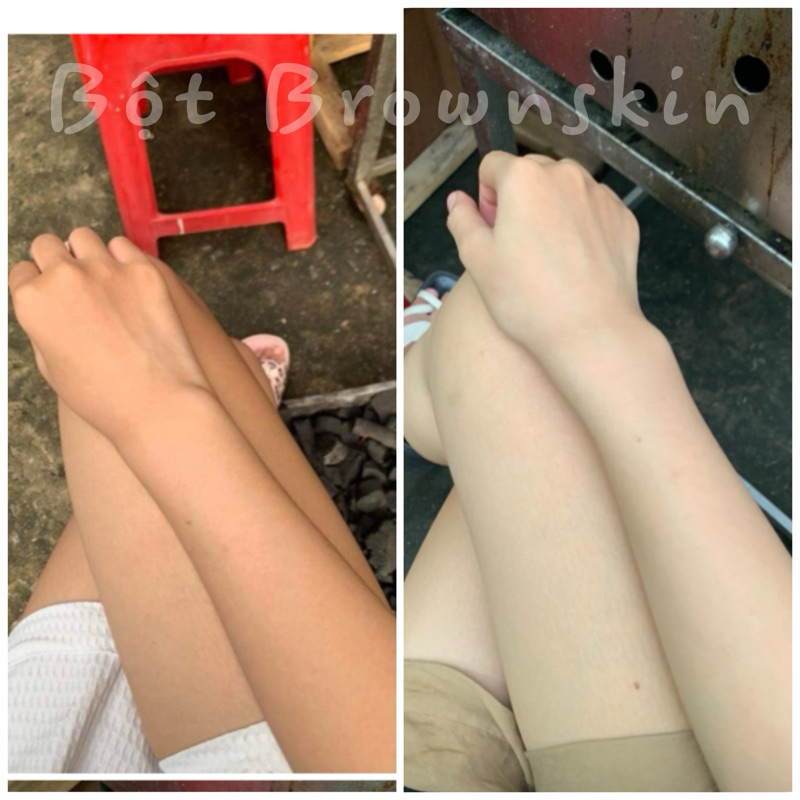 Bột Tắm Dưỡng Trắng Da Nhả Nắng Cơ Thể Brown Skin Handmade Cho Body