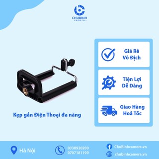 Kẹp Điện Thoại Gắn Gậy Selfie, Tiktok, Tripod